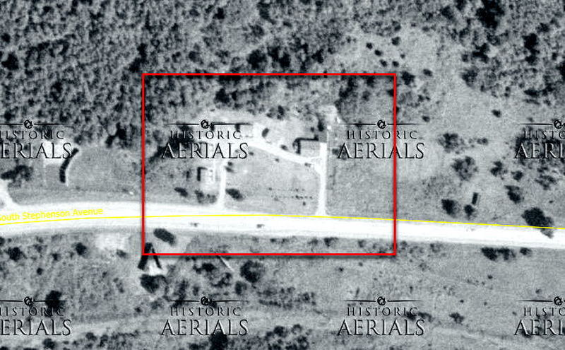 Ven-Art Motel - 1958 Aerial (newer photo)